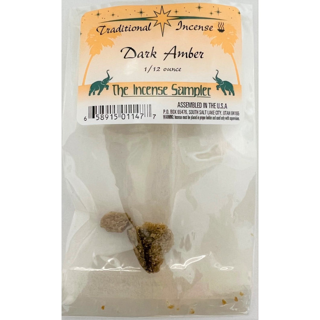 Traditional Incense - Dark Amber Resin