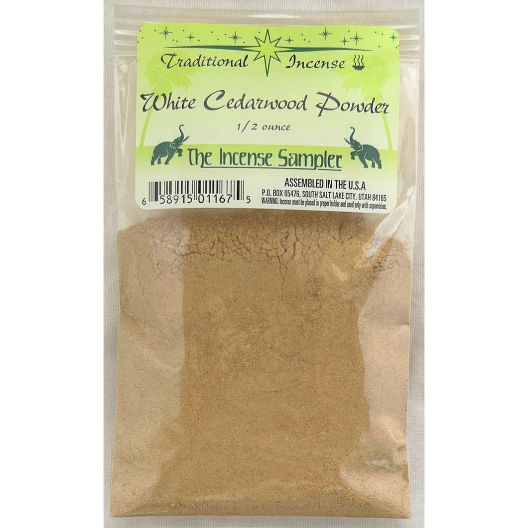 Traditional Incense - White Cedarwood Powder