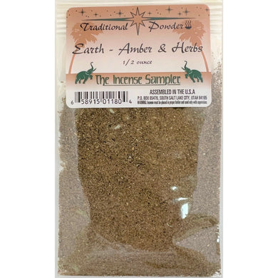 Traditional Incense - Earth - Amber & Herbs Powder