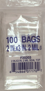 Ziplock Bags 2" x 3"