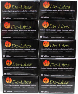 De-Lites Charcoal - Small Ten Pack