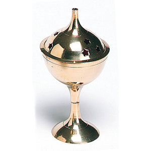 Brass Incense Holders - Medium Brass Pedestal