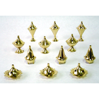 Brass Incense Holders - Brass Assortment - Deluxe Large