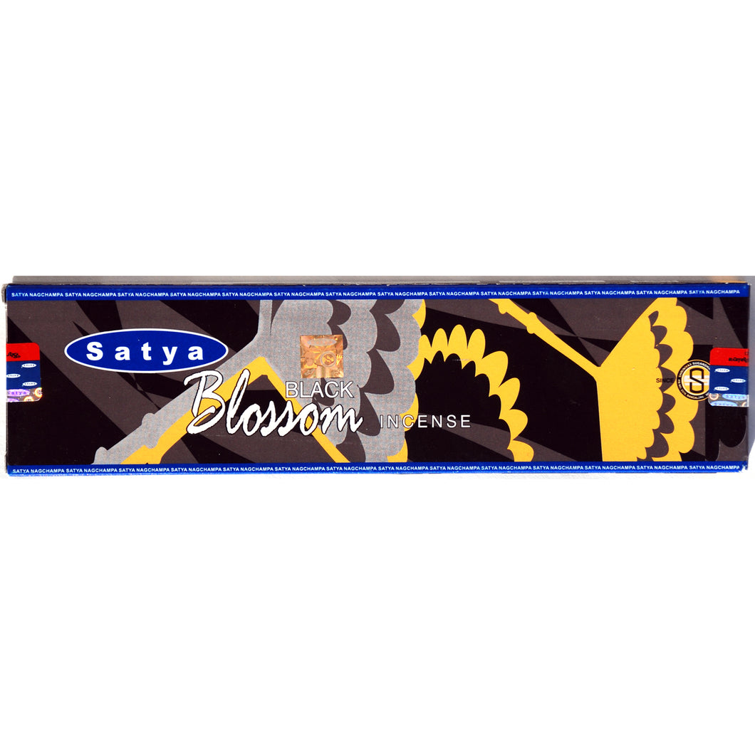Satya - Black Blossom Sticks - 20 gram