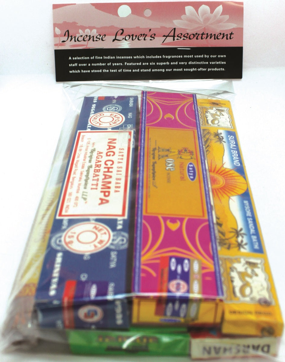 The Incense Sampler Works-  Prepackaged Incense Lover's Assortment