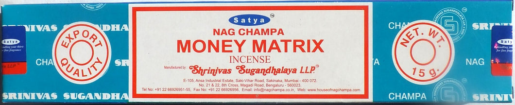 Satya Value Series - Money Matrix