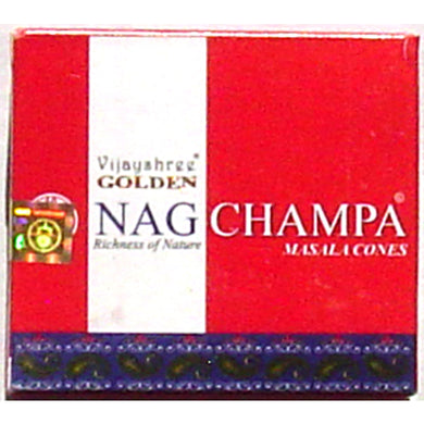 Golden Nag Champa Cones