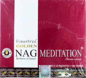 Golden Nag Meditation  Cones