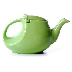 Retro Teapot - Lime
