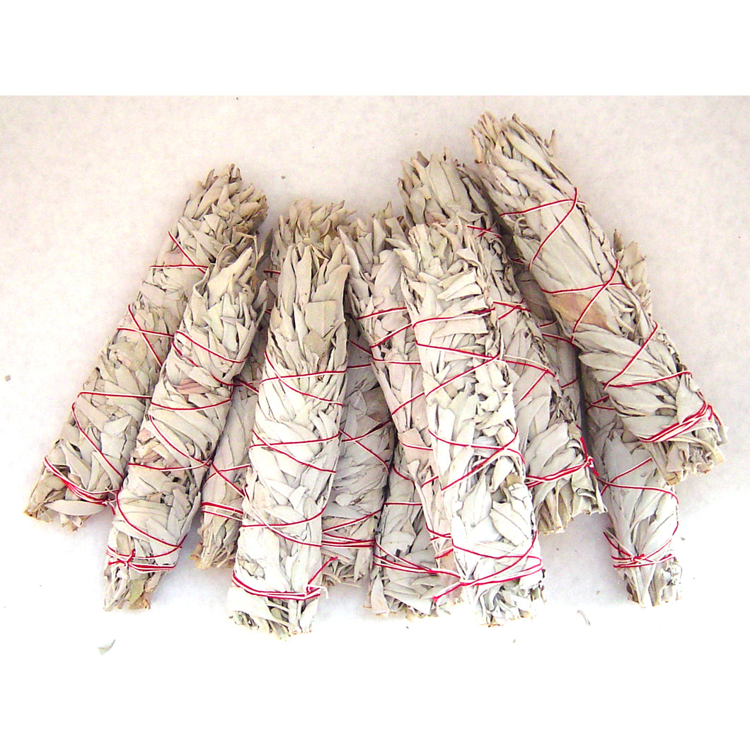Turquoise Cloud - White Sage Wands,  Large 9
