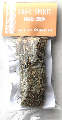 Sage Spirit - Sage & Pinon Pine Smudge Wand, Small