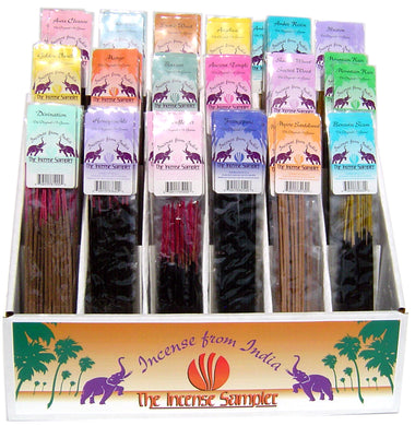 Incense From India - The Large Display - 9 dozen
