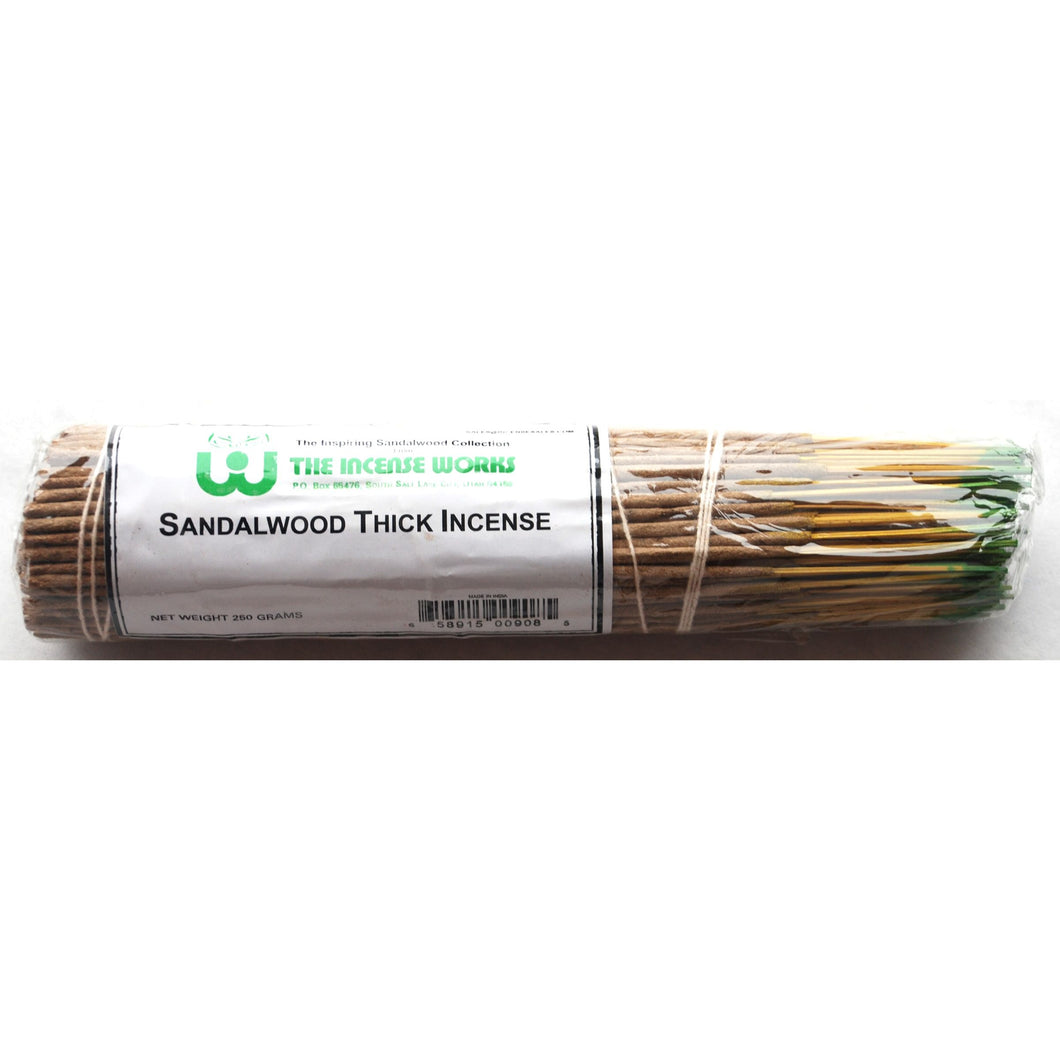 The Incense Works Sandalwood Collection - Sandalwood Thick 250 Gram